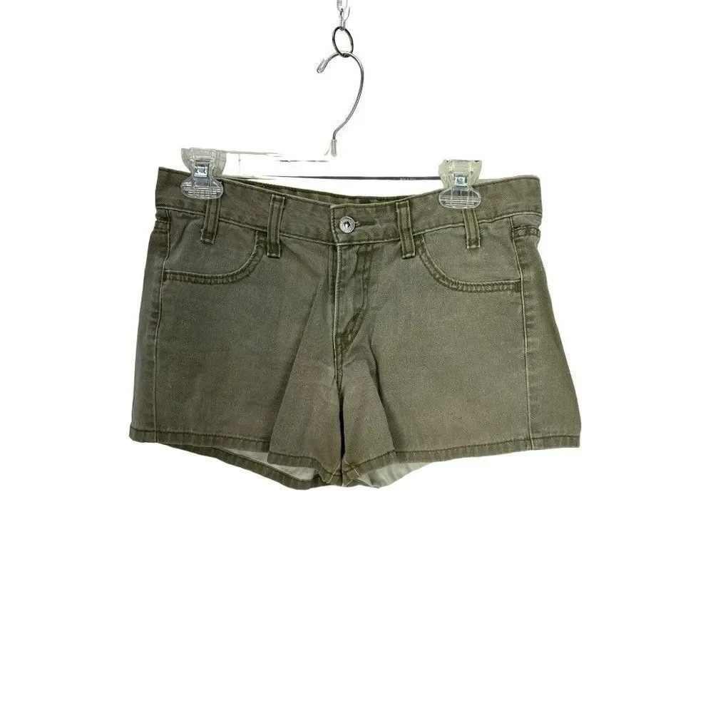 Levi’s Camel Jean Shorts Junior Size 5 Cotton‎ Summer denim khaki